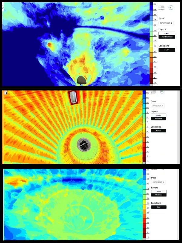 Thermal LiDAR visualization of asset monitoring and predictive maintenance