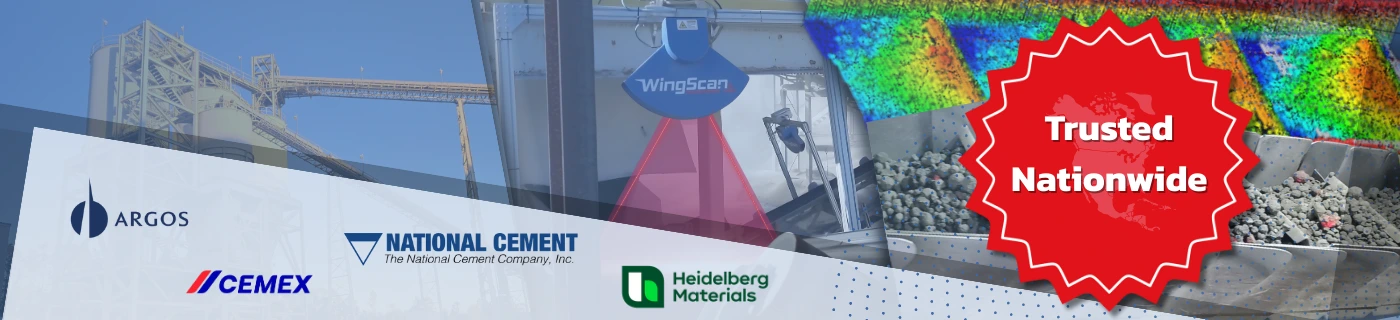 Trusted Nationwide — WingScan in use across the U.S. by Argos, CEMEX, National Cement, Heidelberg Materials